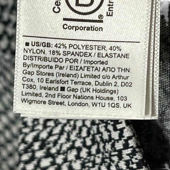 Athleta Braiden Shirt Jacket Textured Black White Women’s Size XS Oversized Laye - Picture 10 of 13